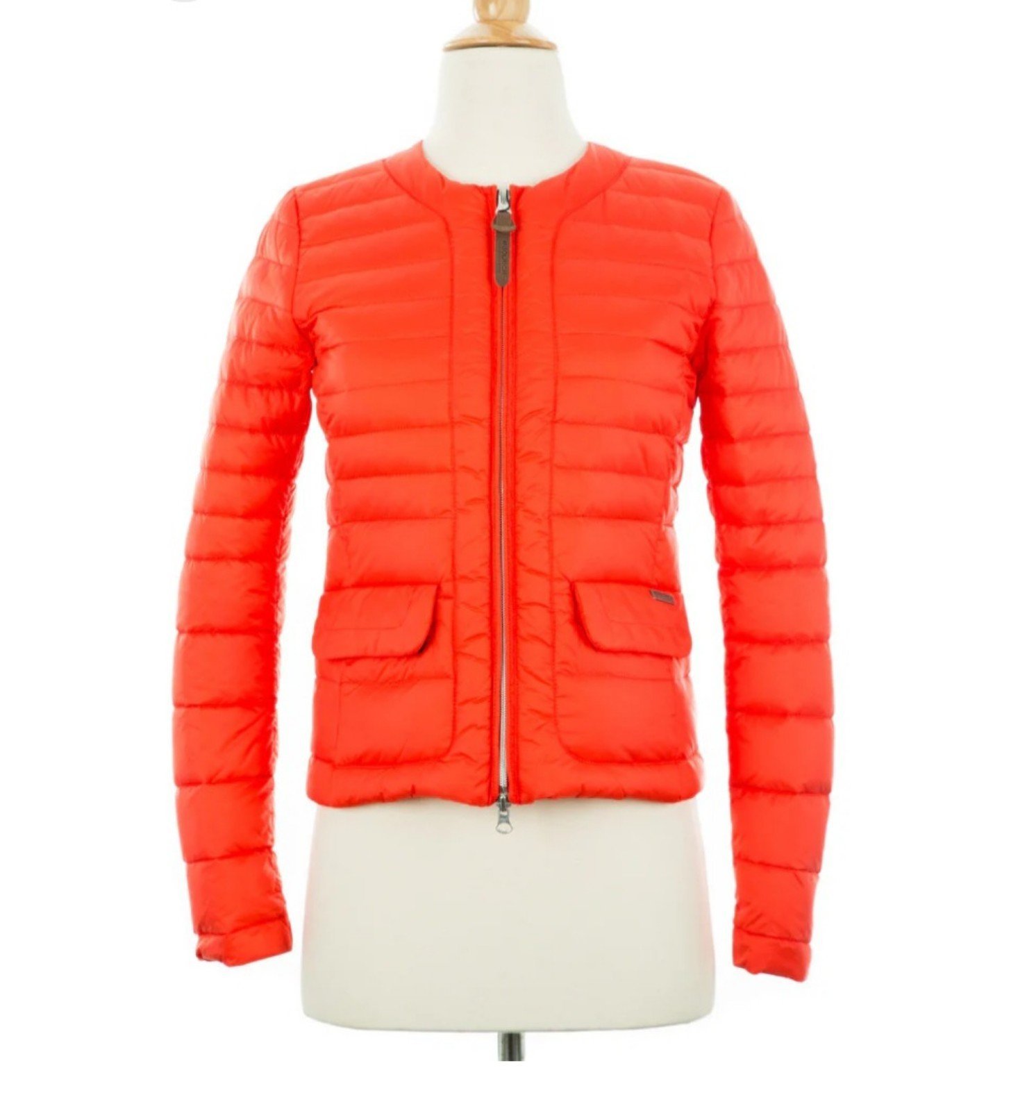 WOOLRICH John Rich & Bros.  No-Collar Down Jacket Perfect for all seasons