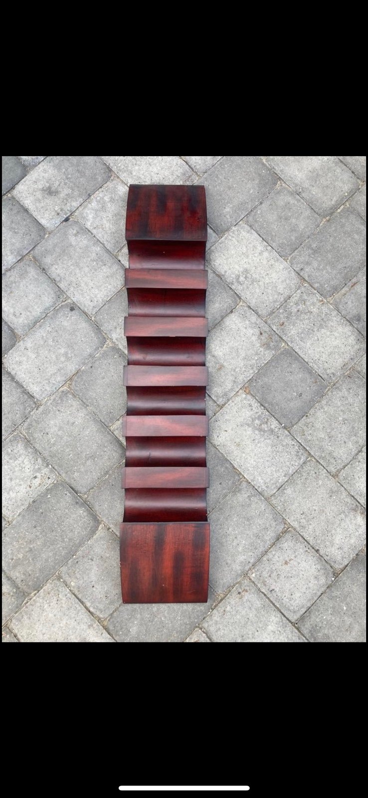 Hand made Wine wooden rack wall mounted hanging very nice decor as well