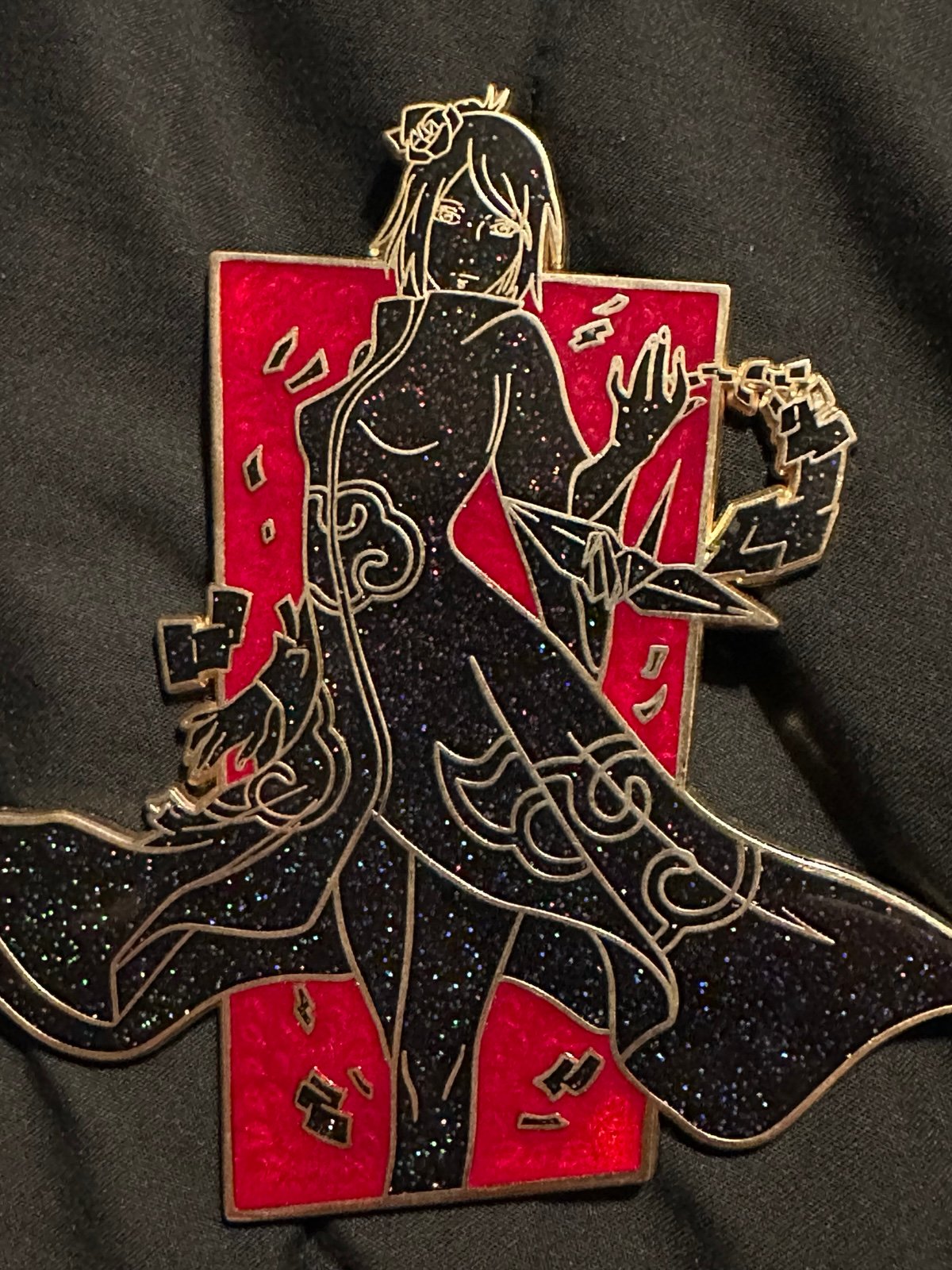 Konan Naruto pin galaxy effect