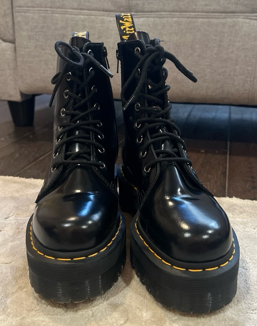 Dr. Martens Jadon Boot Smooth Leather Platforms