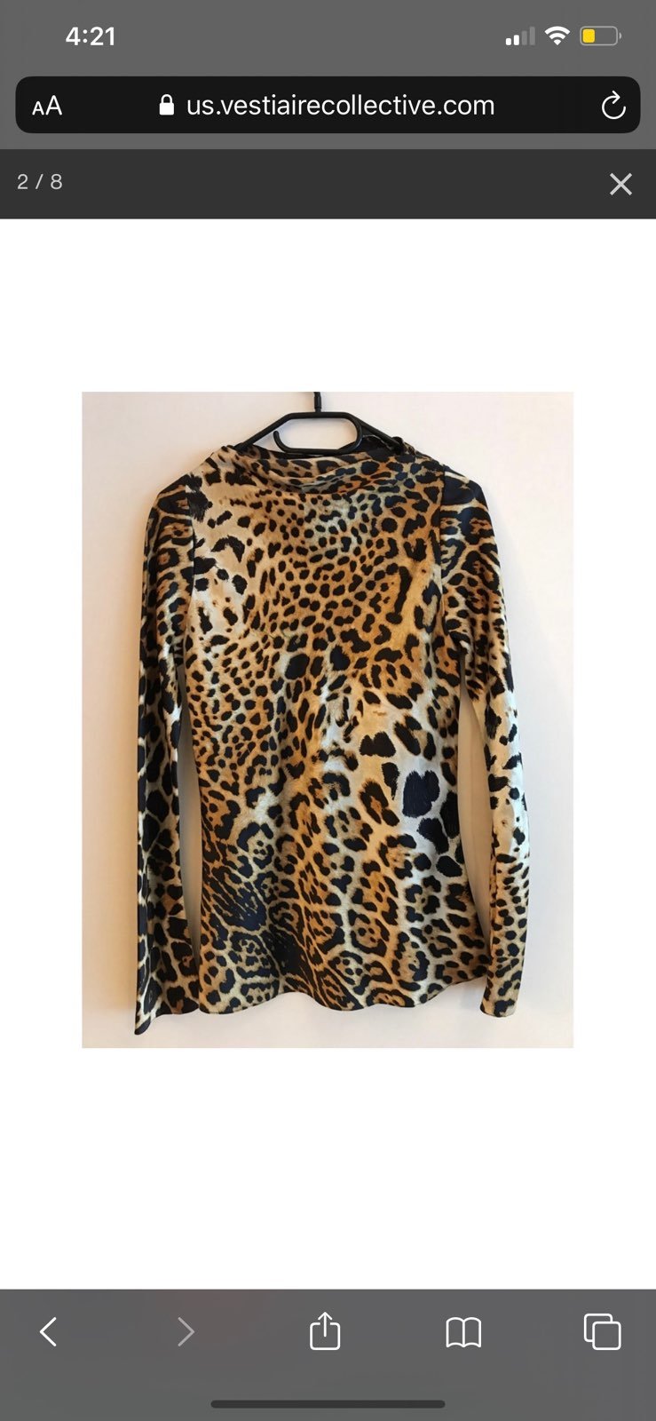 New with Tag YSL Silk Blouse FR 34
