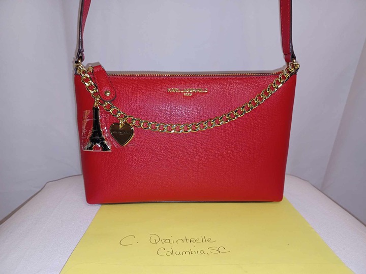 Karl Lagerfeld Red Crossbody Bag