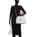 Flower Monogram Satchel Bag Wallet Set