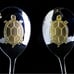 Classic Gold Turtle Titanium & 22K Gold Plated Spoon, Chopsticks & Utensils Rest
