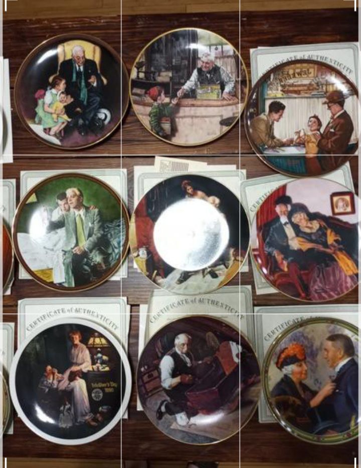 Collection of 18 Norman Rockwell