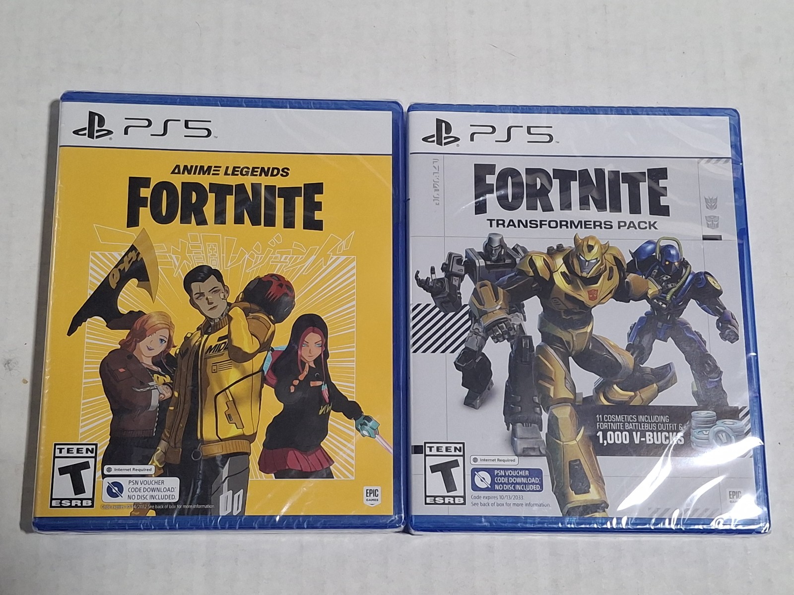 Fortnite Anime Legends & Transformers Pack