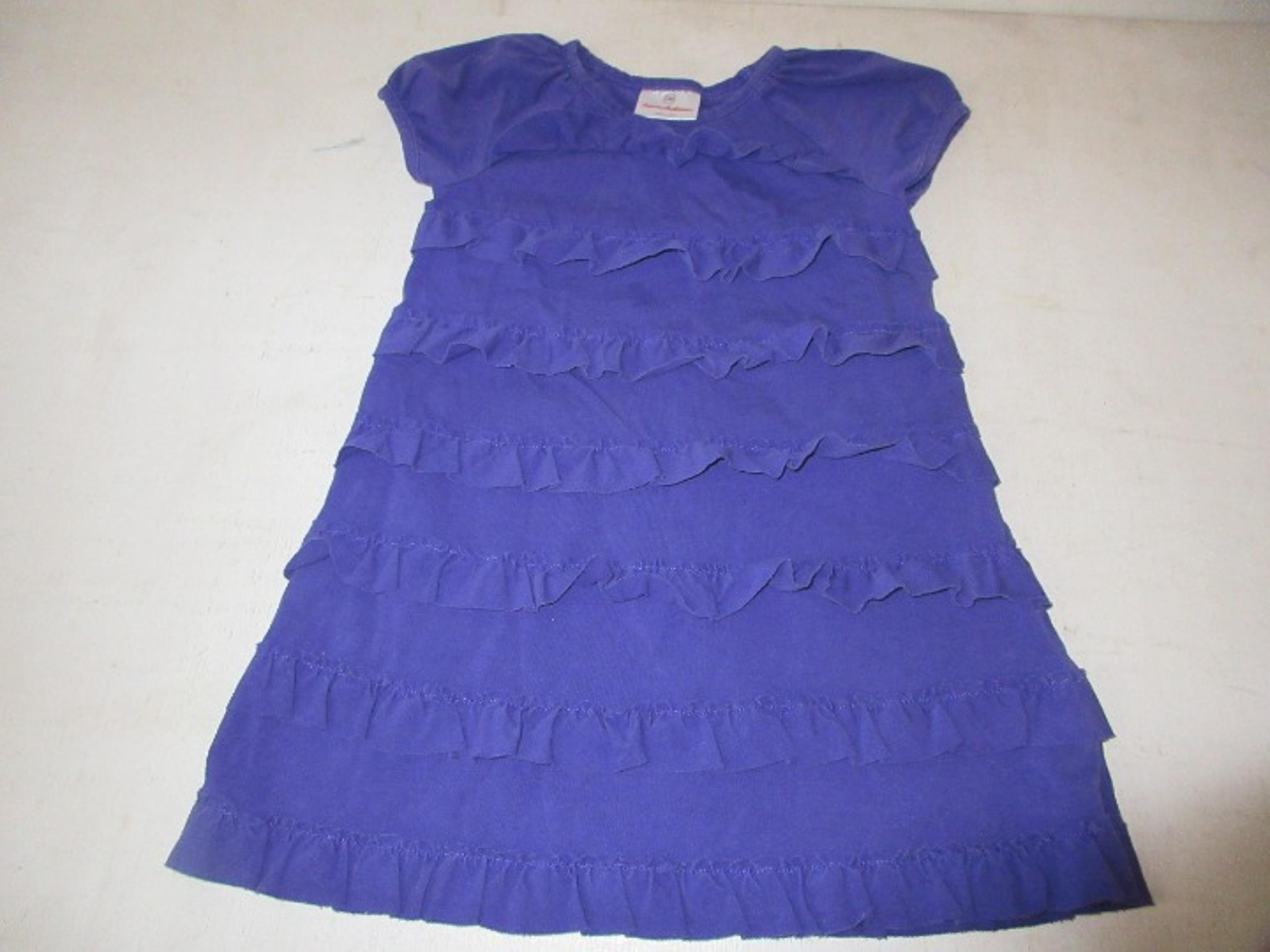 Hanna Andersson 100 Girls Size 4 Purple Dress Spring Summer