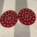Valentine Day’s Hearts Beaded Chargers/Placemats