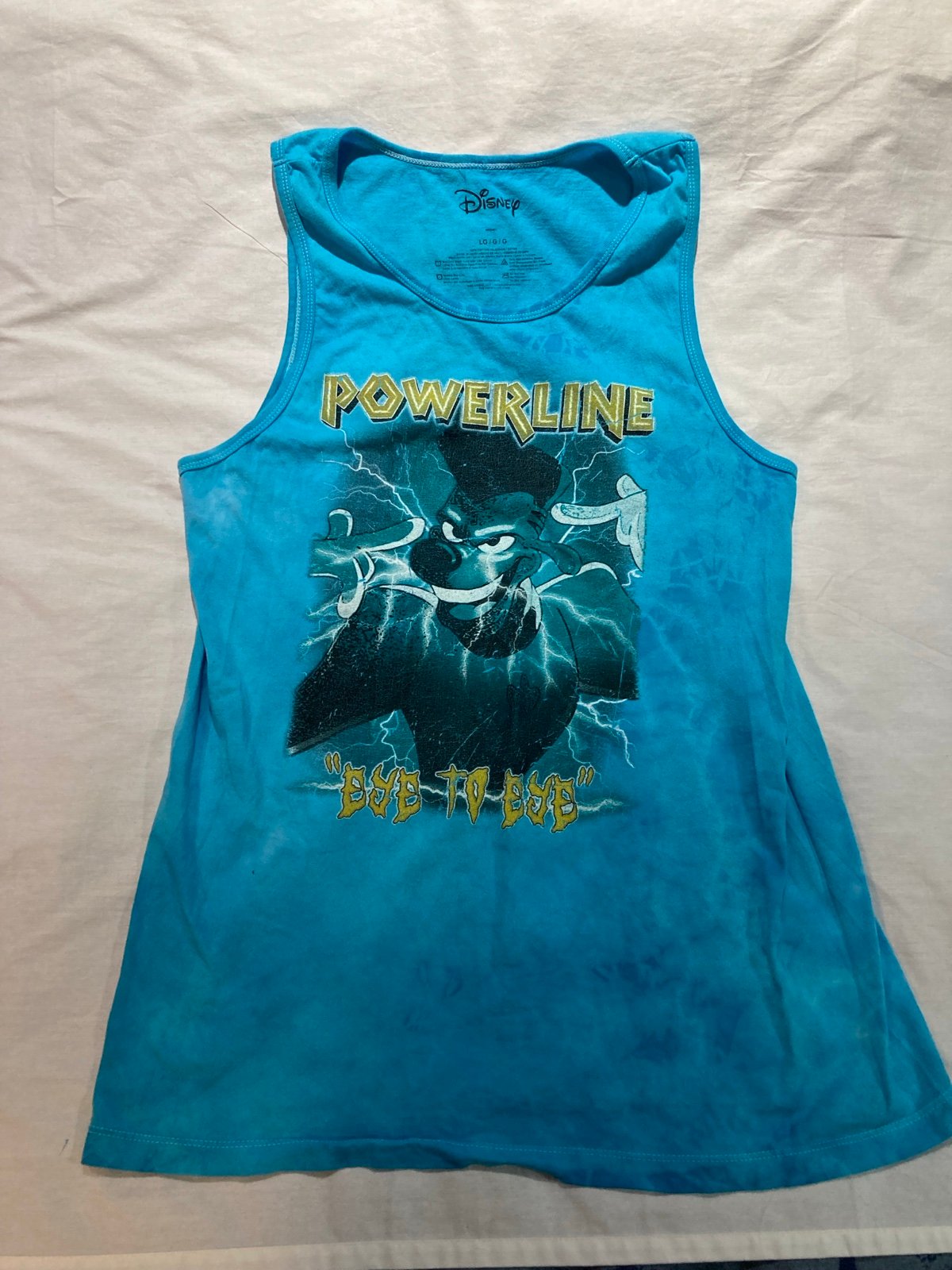 Disney’s Powerline Tank Top, Men’s size large
