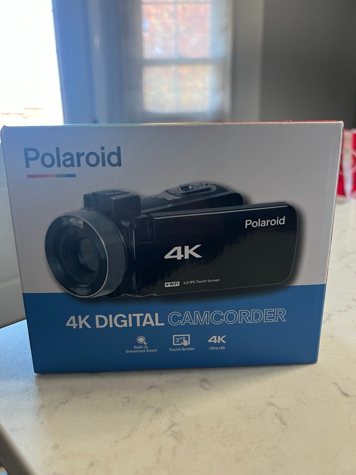 Polaroid 4K 18X Zoom Touch Screen Wi-Fi Camcorder - Black NEW