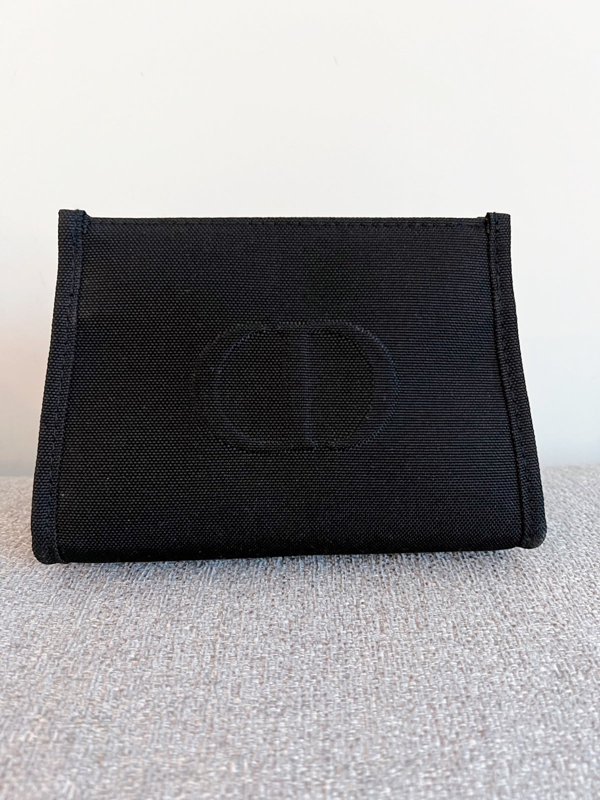 New! Dior VIP Beautiful Black Canvas Cosmetic Pouch!