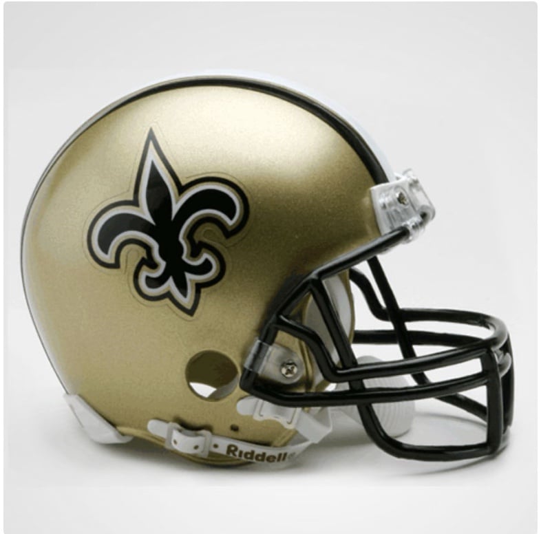New Orleans Saints Replica Mini Helmet by Riddell