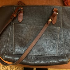Dooney & Bourke Dark brown pebble leather bag - new!