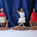 Set of 3 Vintage 1968 Sexton Metal Women Golfers
