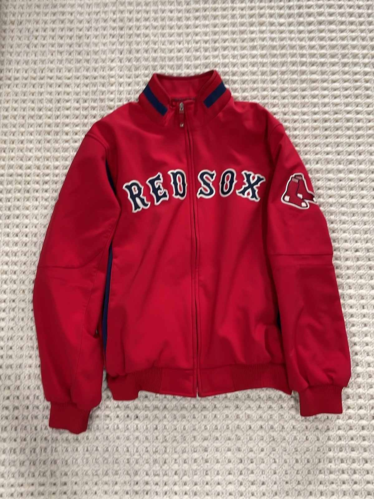 Red Sox majestic on field jacket- large