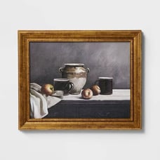 Studio McGee 12x10 Moody Still Life Framed Wall Art Canvas
