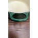 Le Creuset France #22 Jade Green Enameled Cast Iron Dutch Oven 3.5Qt Excellent!!