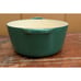 Le Creuset France #22 Jade Green Enameled Cast Iron Dutch Oven 3.5Qt Excellent!!