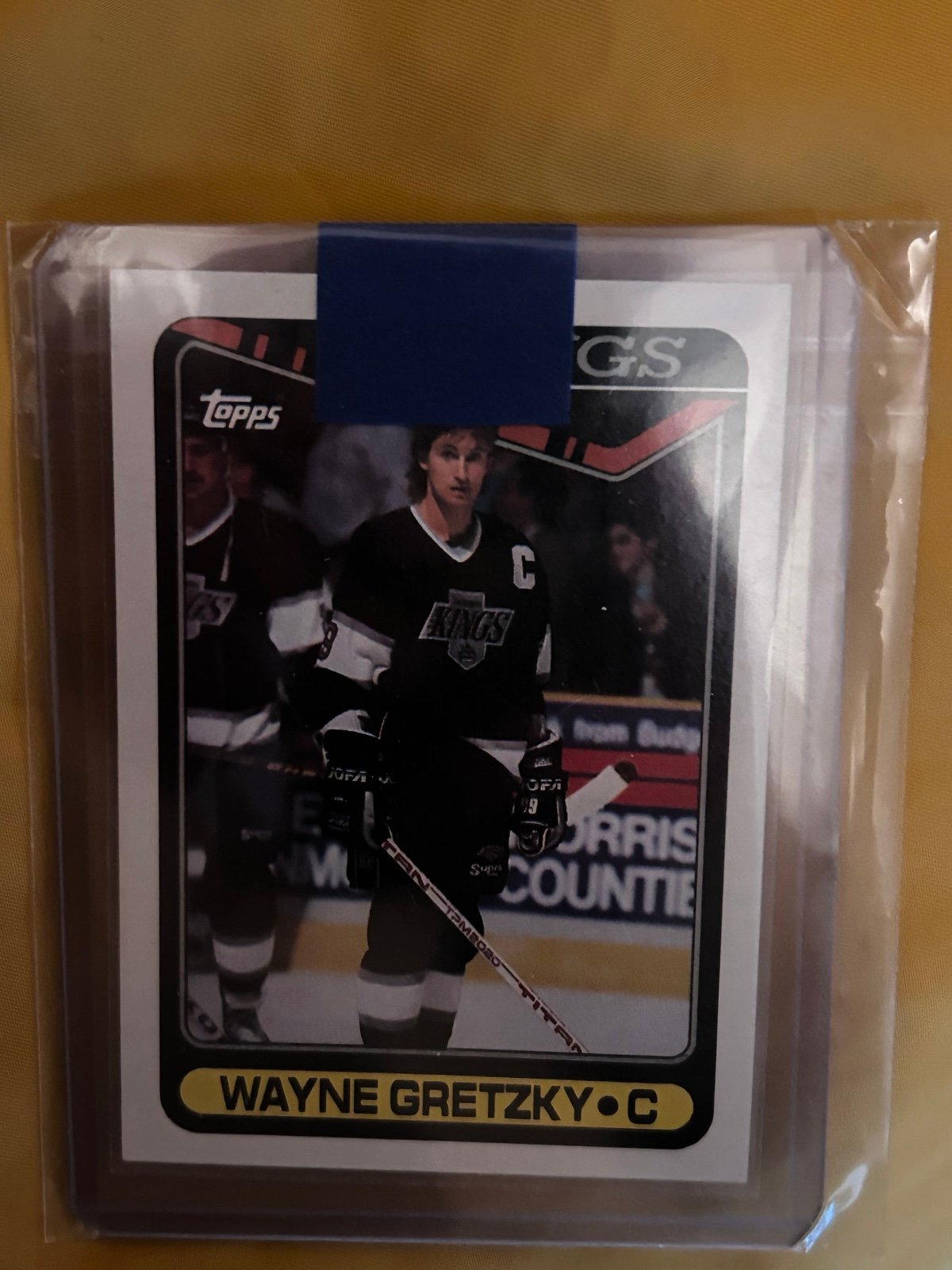 1990 Topps Wayne Gretzky ERROR Card