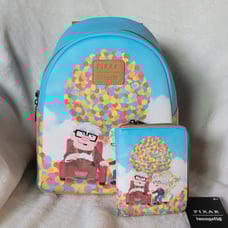 Loungefly Disney UP Carl and Ellie backpack and wallet
