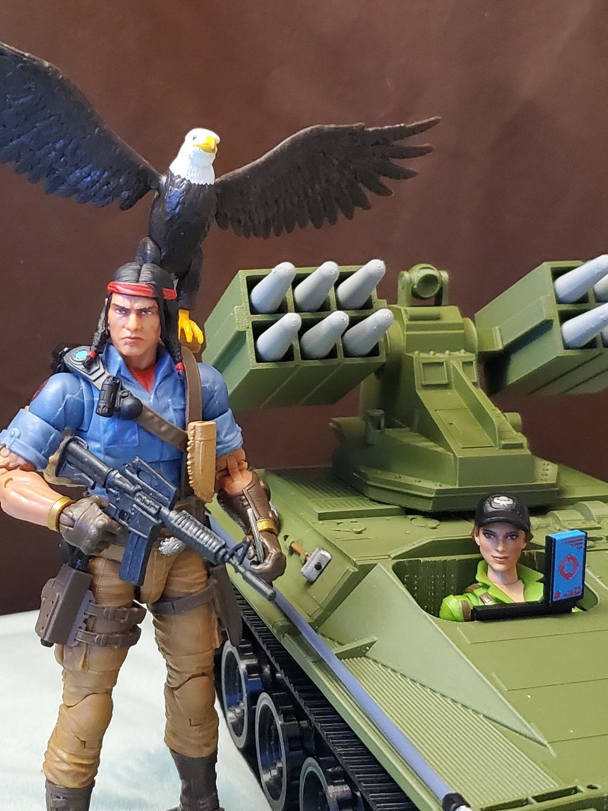 GI Joe Classified Wolverine 1/12 Scale Army Tank For 6 Inch Joes