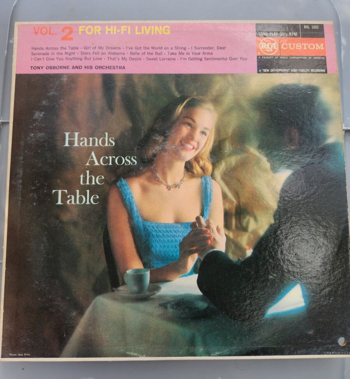 Tony Osborne Hands Across the Table Vol 2 Vinyl Record LP Album