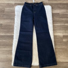 Madewell Cali Demi-Boot Jeans in Bronson Wash: Button-Front Edition Size 25