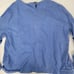 Lane New York Women's 3p Outfit Set Long Pants Shirt Zip Up Jacket Hood BLUE 3X