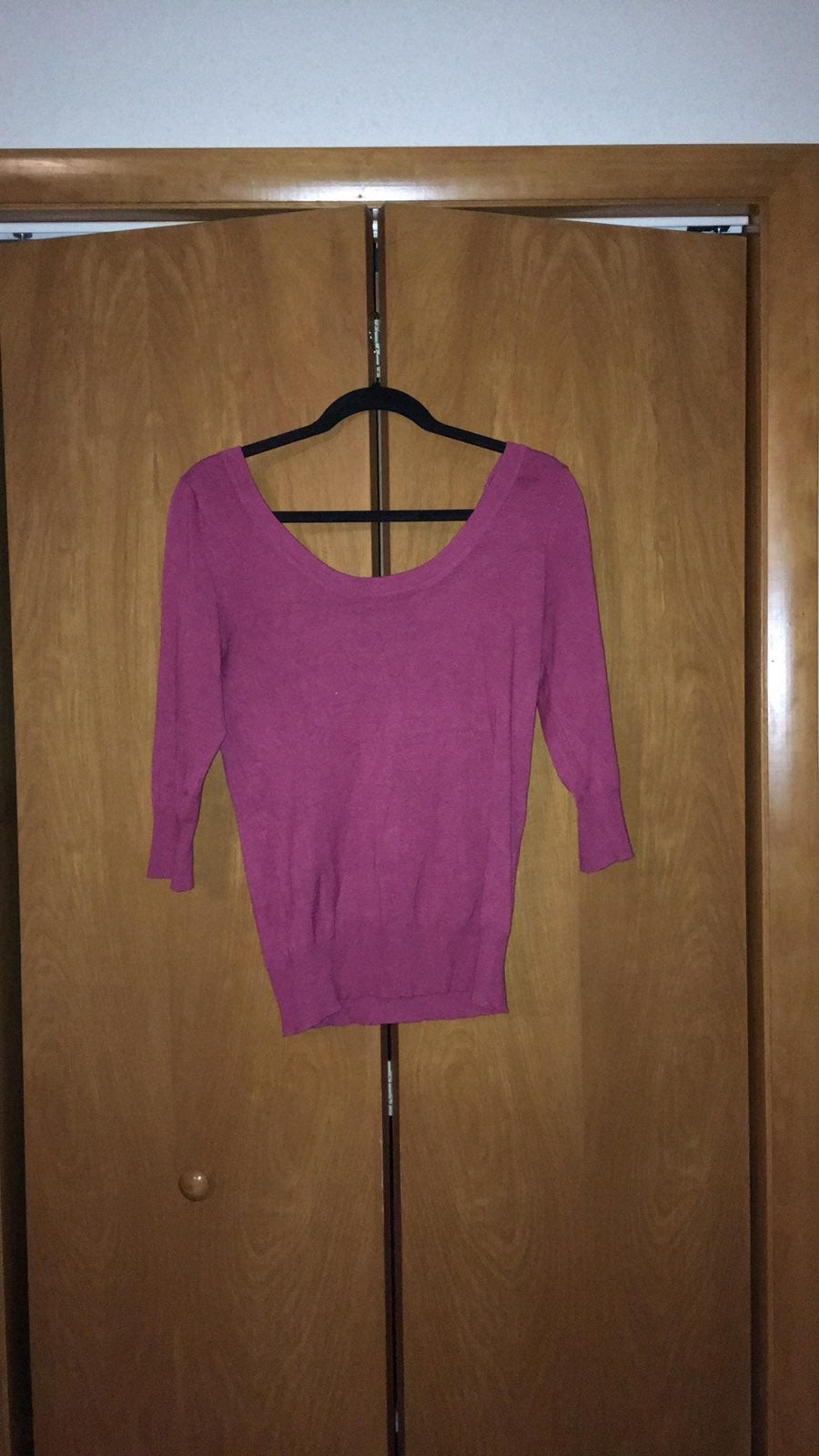 Pink Charlottle Russe Scoop Sweater