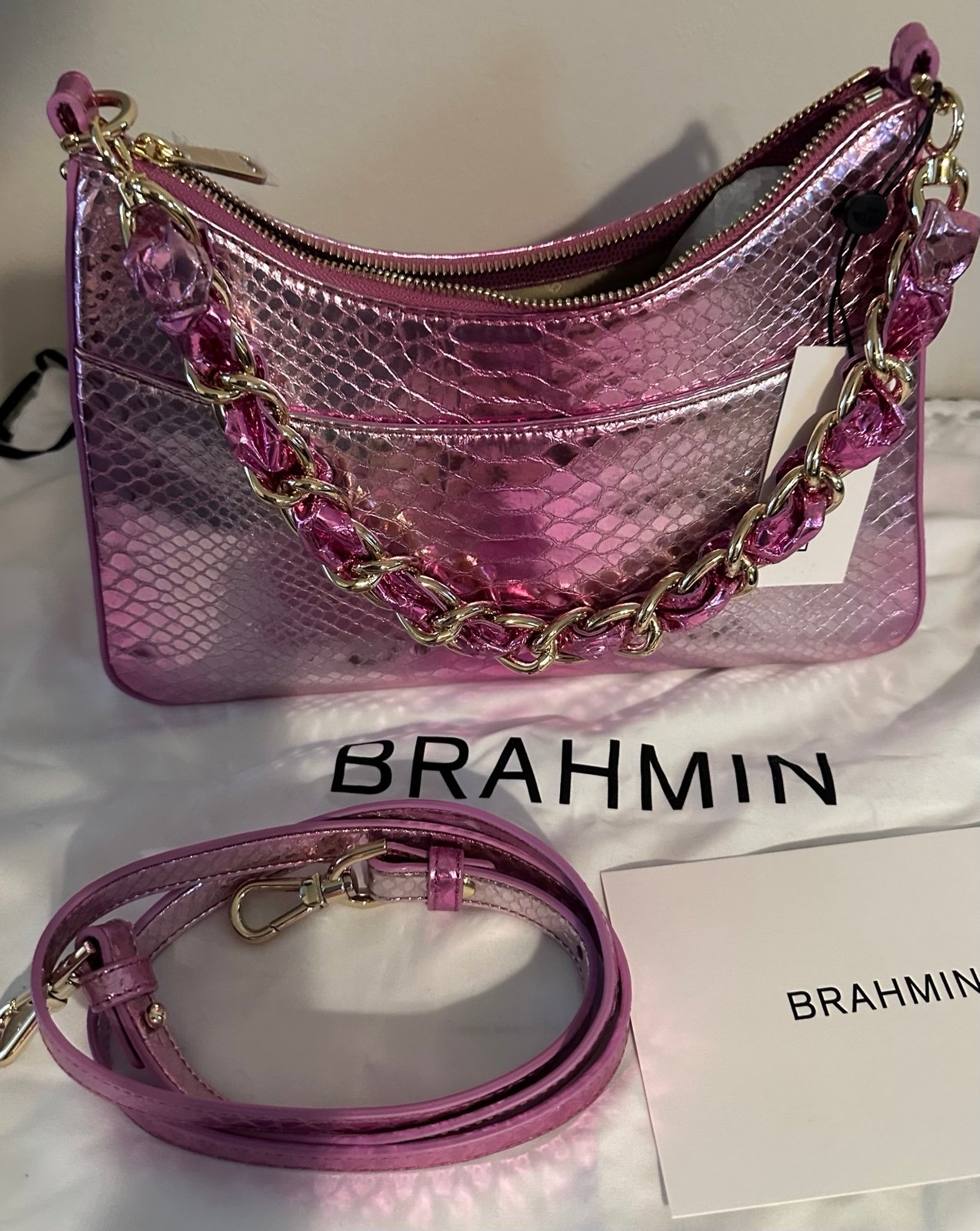 Brahmin BNWT Mod Esme in Rose water Akoni. FREE shipping