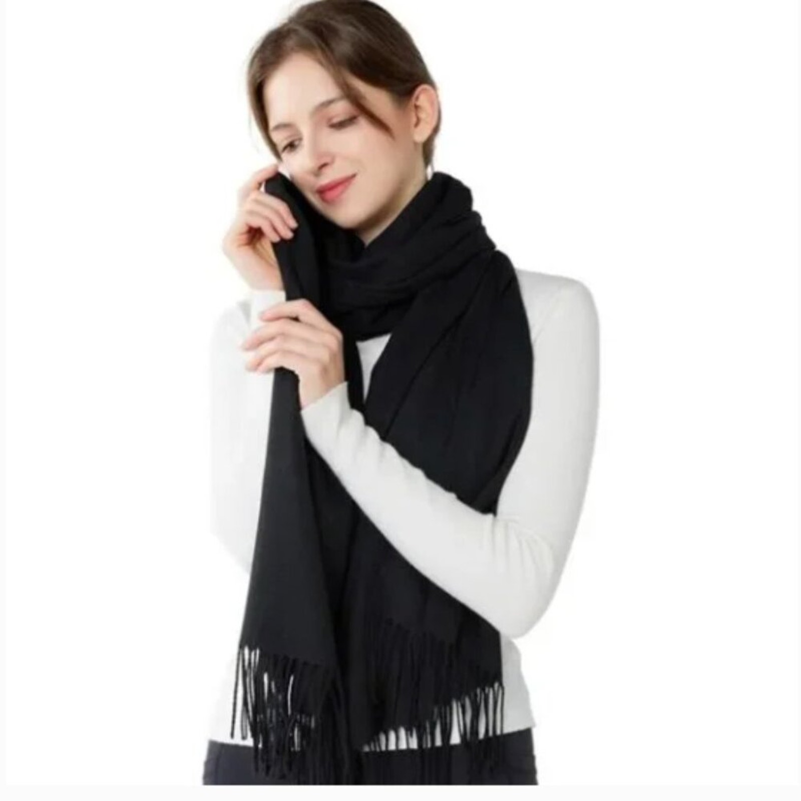 NWT Pashmina Scarf Black