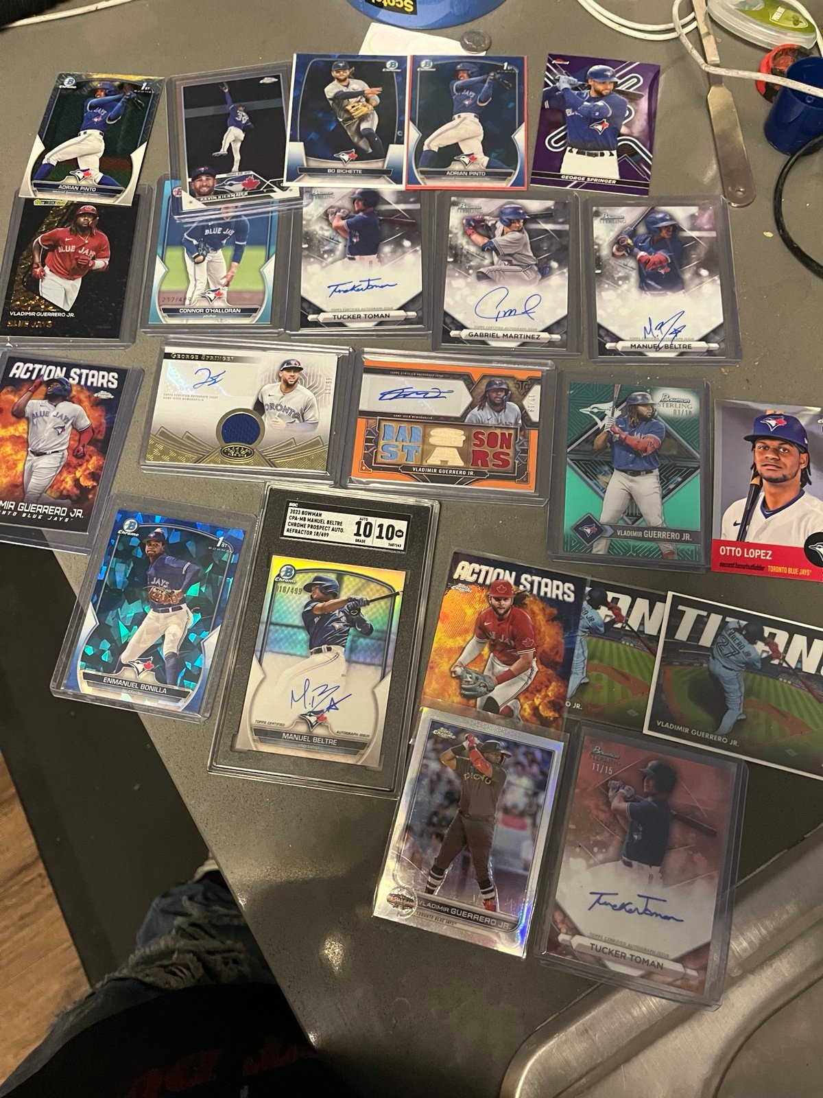 Bowman & Topps Toronto Blue jays 23 card lot