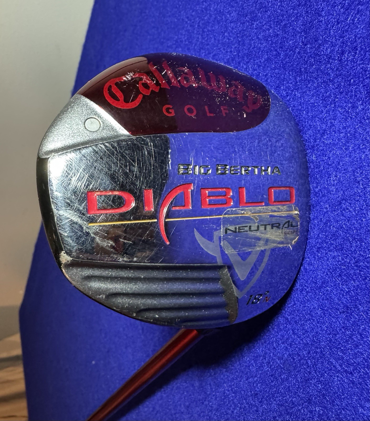 Callaway Big Bertha Diablo Neutral Fairway 5 Wood 18° Regular RH 43.5 60G
