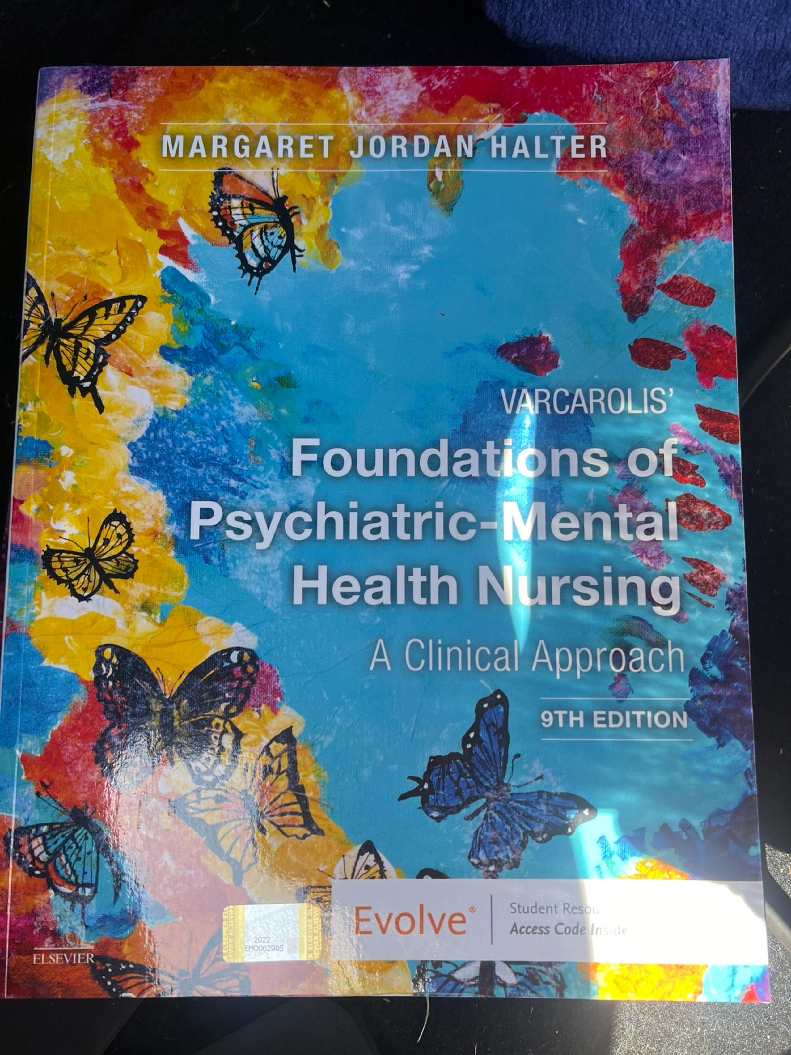 Psych and mental health nursing book