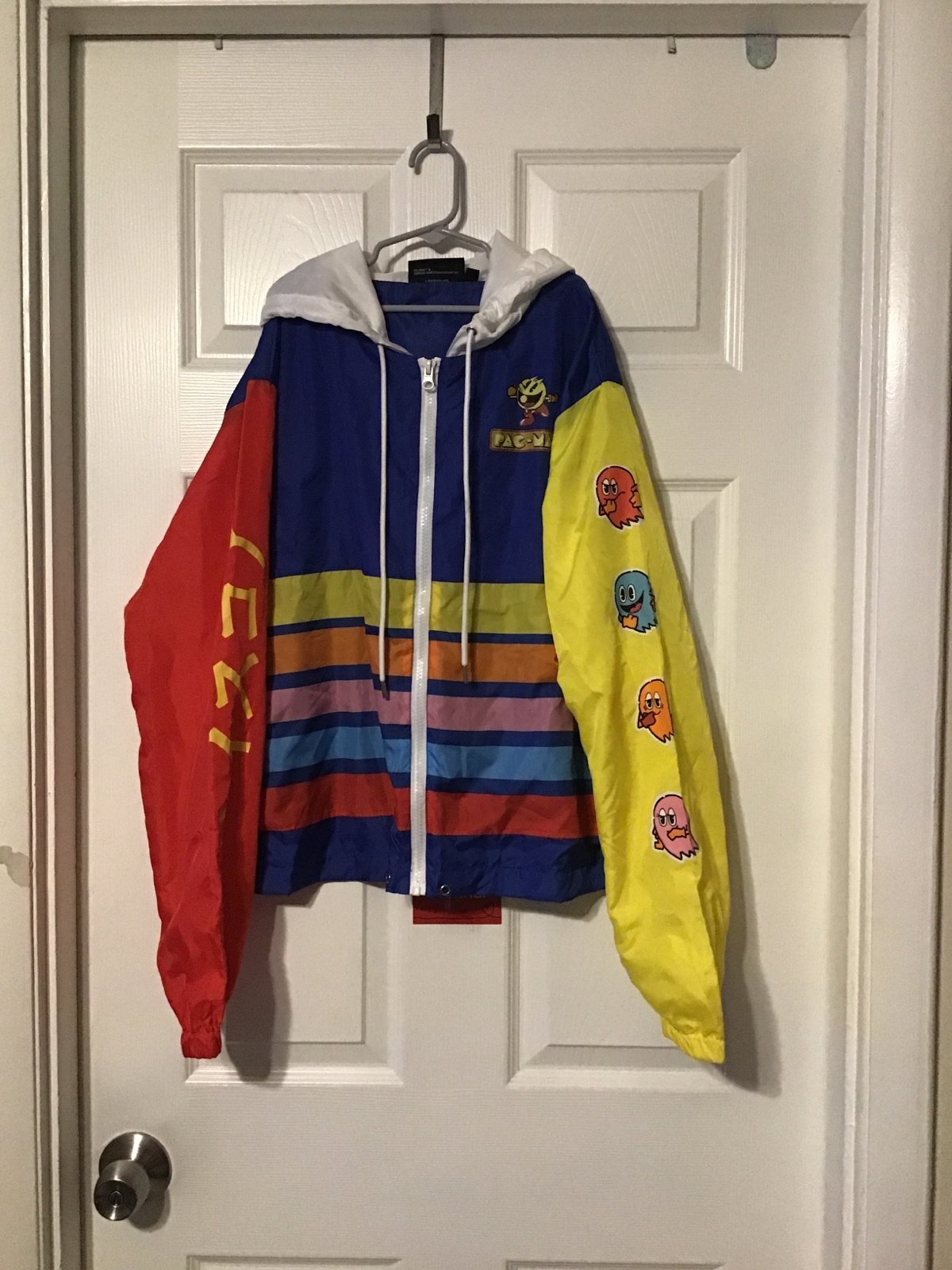 pac-man windbreaker jacket
