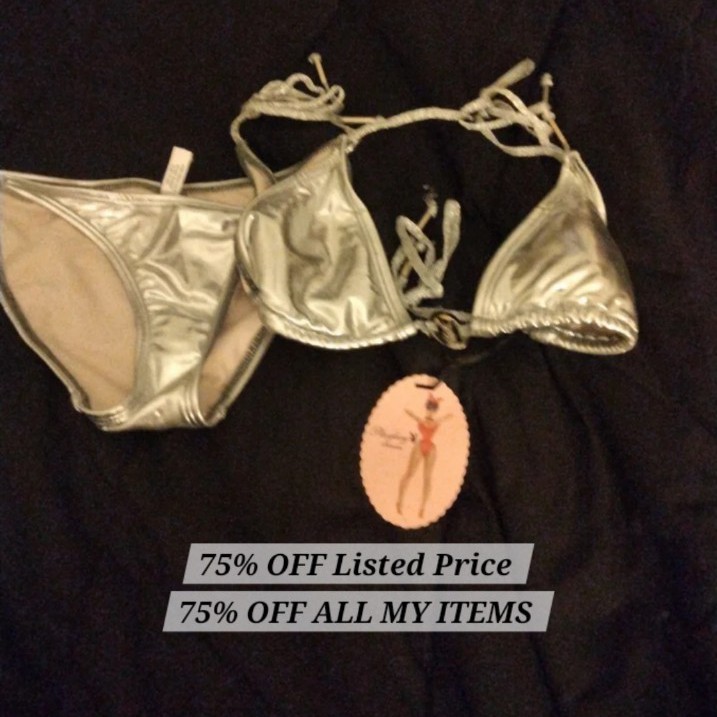 Vtg Playboy 2 piece Bikini Swimsuit