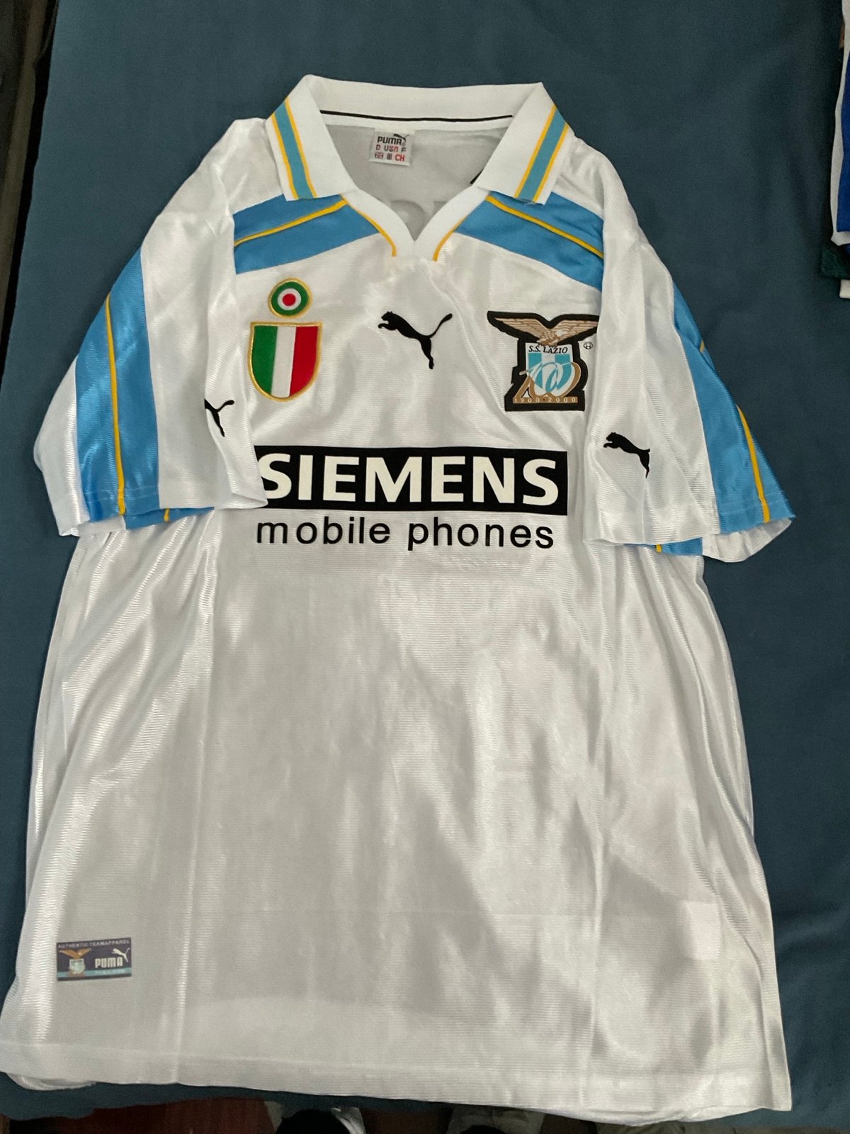 Nesta #13 S.S. Lazio 100th Anniversary Jersey NWT Size Large