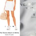 Year of ours white tennis skirt S