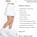 Year of ours white tennis skirt S