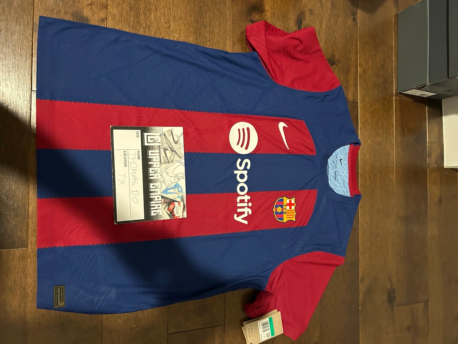 Nike Men’s Sz XL FC BARCELONA 2023/2024 JERSEY HOME Authentic DX2615-456