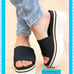 NWT SHUSHOP ”Jade” Faux leather Black / Ivory Color Block Platforms Sandals
