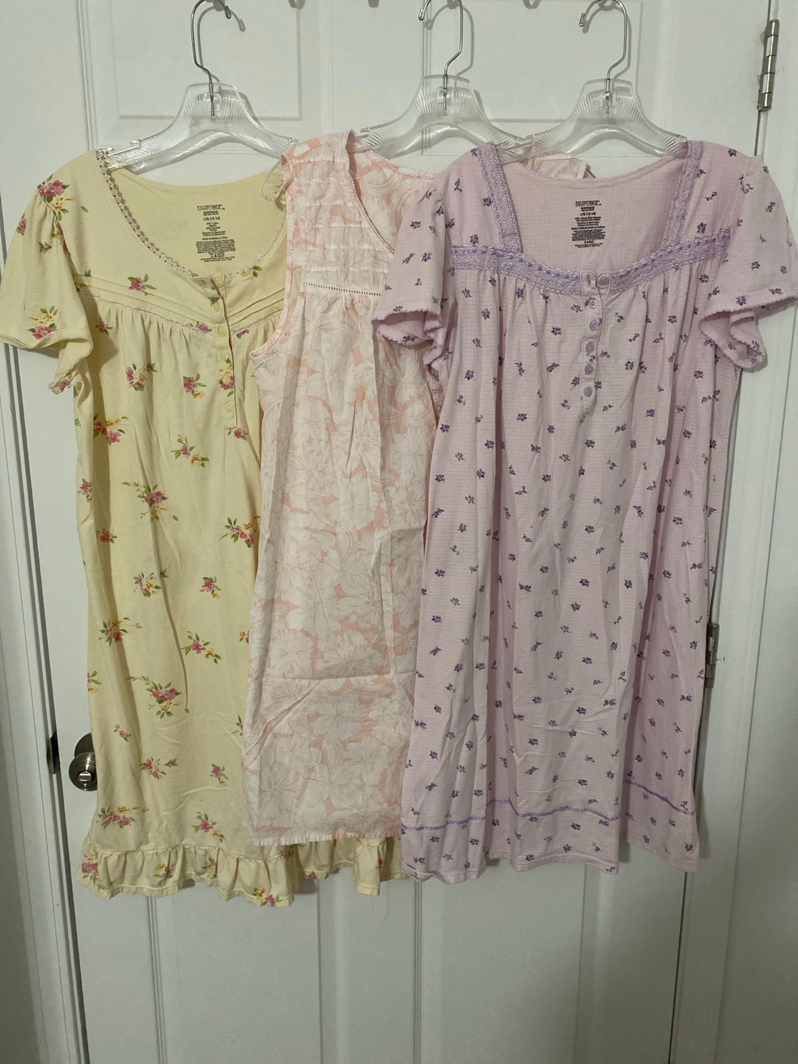Set of three nightgowns - size large