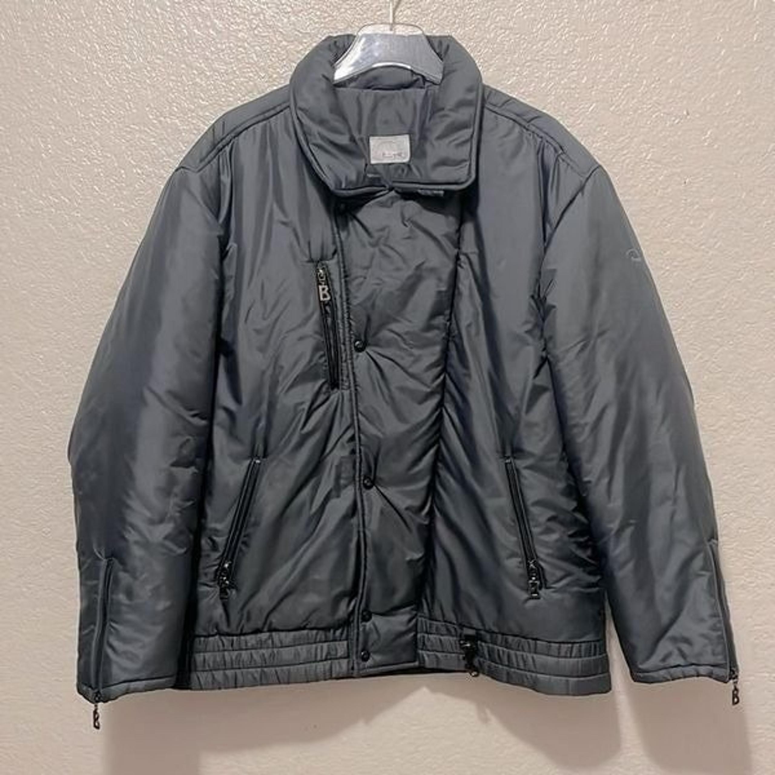 Men’s Bogner Puffer Vintage Ski Snow Jacket Size XXL Slate Gray