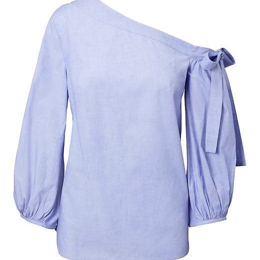 Banana republic off shoulder puff sleeve