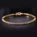 14K Gold 2ct Diamond Womens Tennis Bracelet Ladies 14 Karat Silver Jewelry 6.5