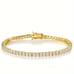 14K Gold 2ct Diamond Womens Tennis Bracelet Ladies 14 Karat Silver Jewelry 6.5