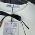 NWT Zara Woman Coquette SHORT KNIT DRESS WITH BOWS White & Black Size L Large