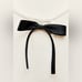 NWT Zara Woman Coquette SHORT KNIT DRESS WITH BOWS White & Black Size L Large