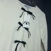 NWT Zara Woman Coquette SHORT KNIT DRESS WITH BOWS White & Black Size L Large