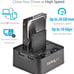 StarTech.com Standalone Hard Drive Duplicator, External Dual Bay HDD/SSD 10 Gbps